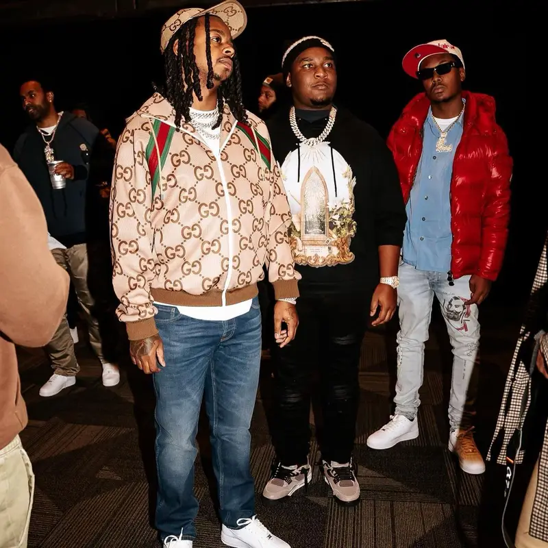 Babyface Ray outfit in Nike and Gucci, 2022