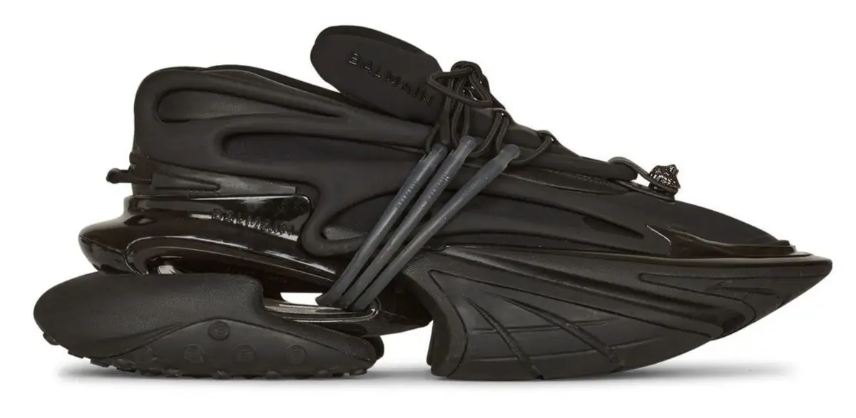 Balmain Unicorn Chunky Black Sneakers $1195