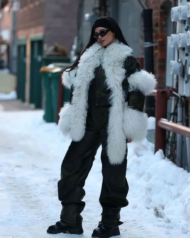 Kylie Jenner outfit in The Attico, Loewe, and Bottega Veneta, 2022