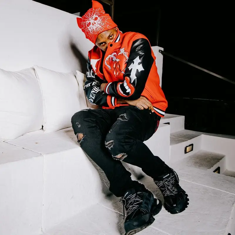 Famous Dex outfit in Balenciaga and Juvenile, 2022