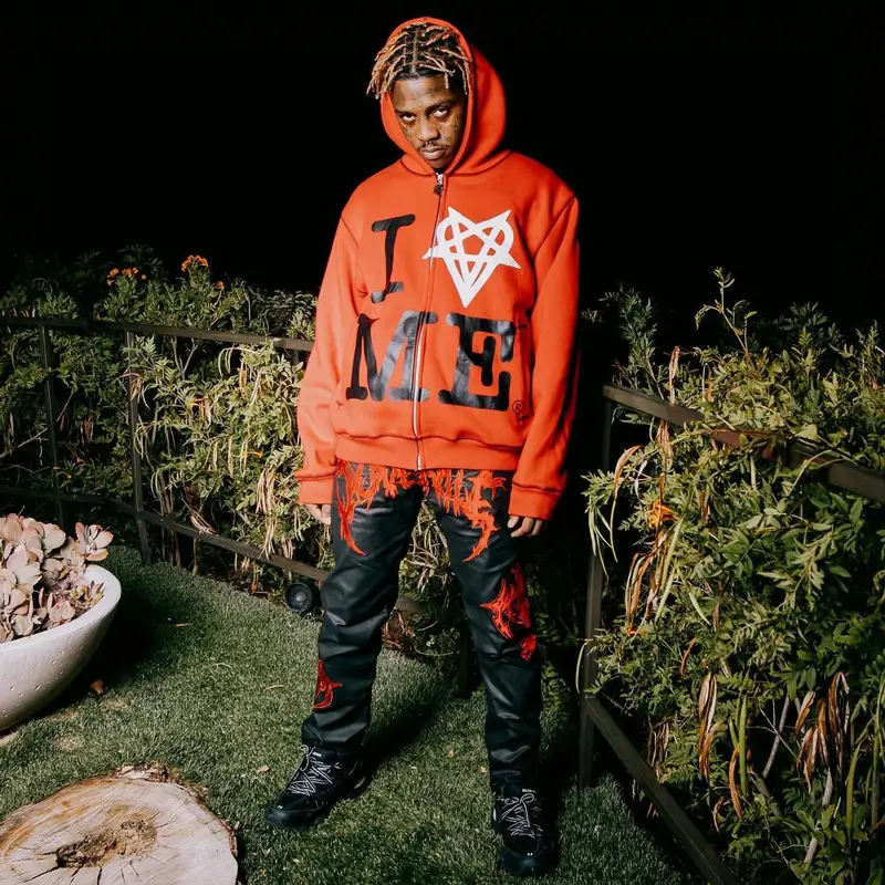 Famous Dex outfit in Juvenile and Balenciaga, 2022