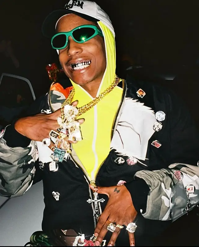 ASAP Rocky outfit in coucou bebe75018, 2022