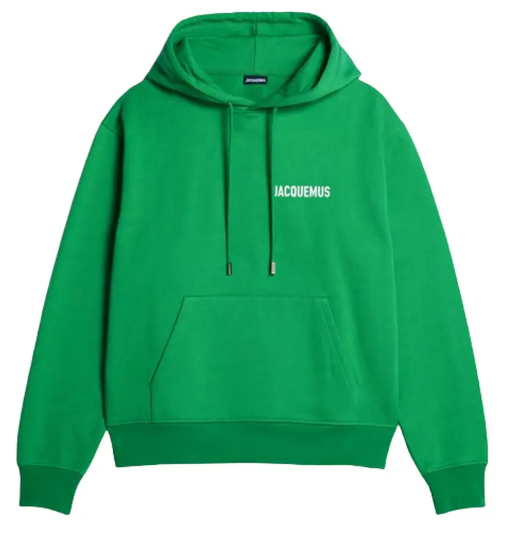 Jacquemus Logo Green Hoodie $275