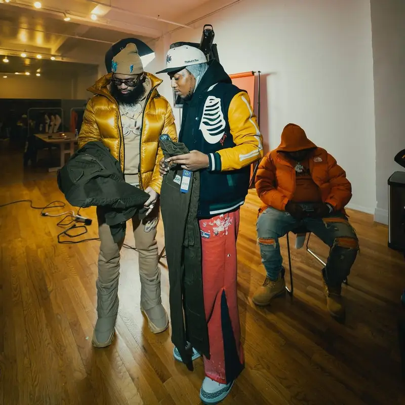 Takeoff outfit in Runtz, Gallery Dept., and Jordan, 2022