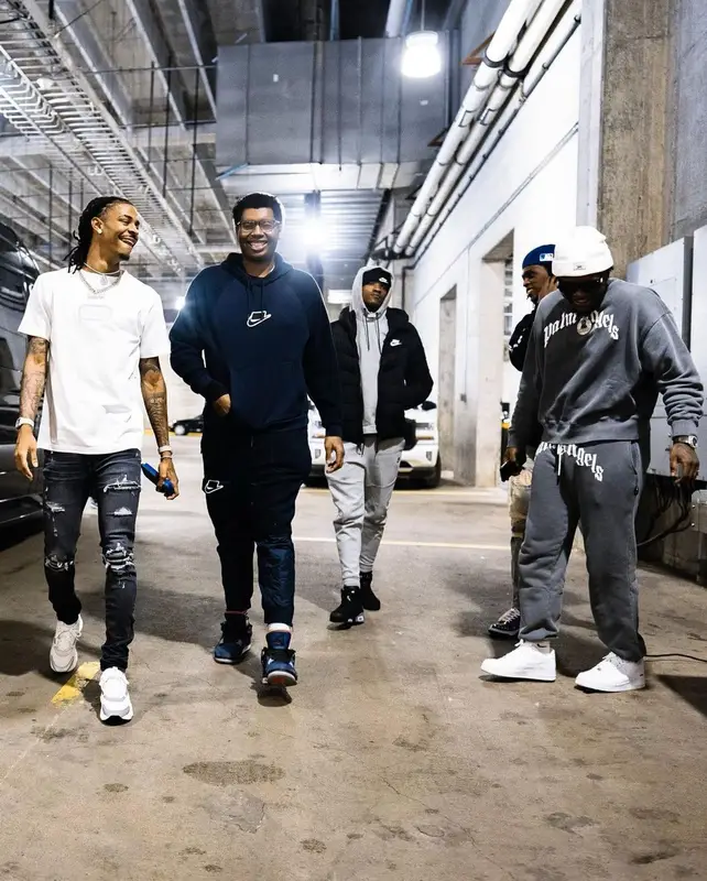 Ja Morant outfit in Dior and Amiri, 2022
