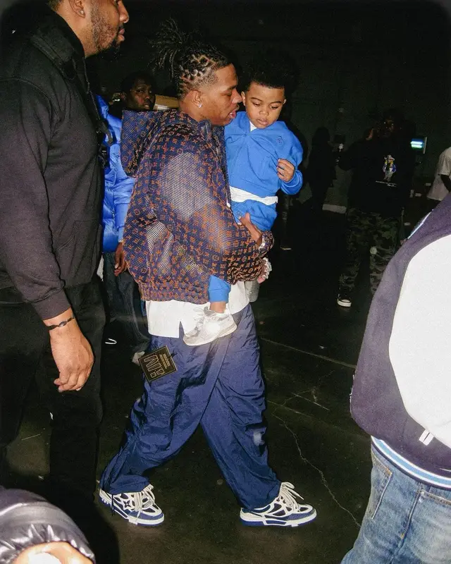Lil Baby outfit in Louis Vuitton, 2022