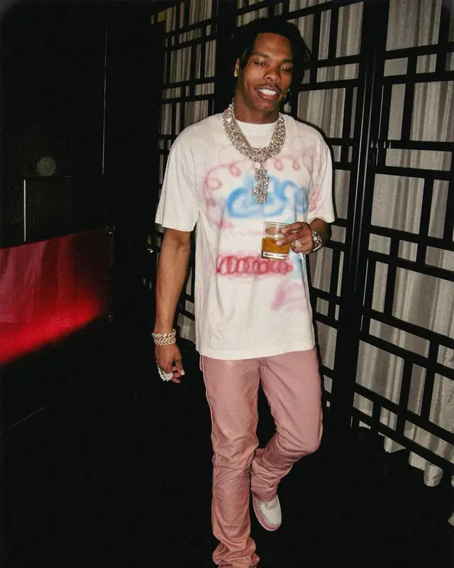 Lil Baby outfit in Polite Worldwide and Nyrva, 2022