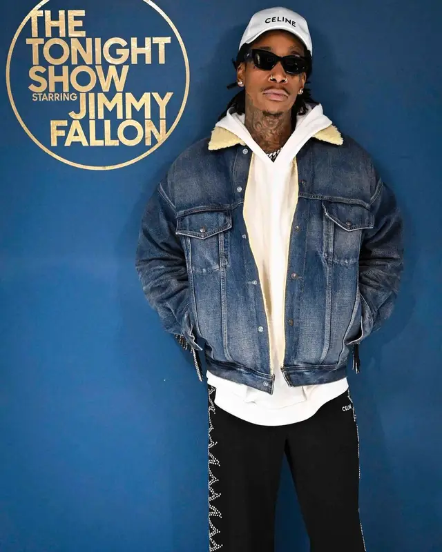Wiz Khalifa outfit in Celine, 2022