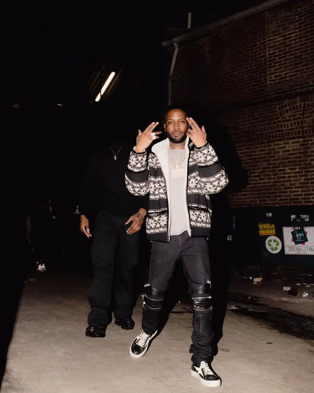 Shy Glizzy outfit in Isabel Marant, Vans, and Rick Owens, 2022