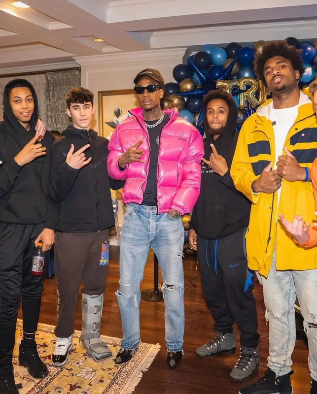 Wiz Khalifa outfit in Celine, 2022