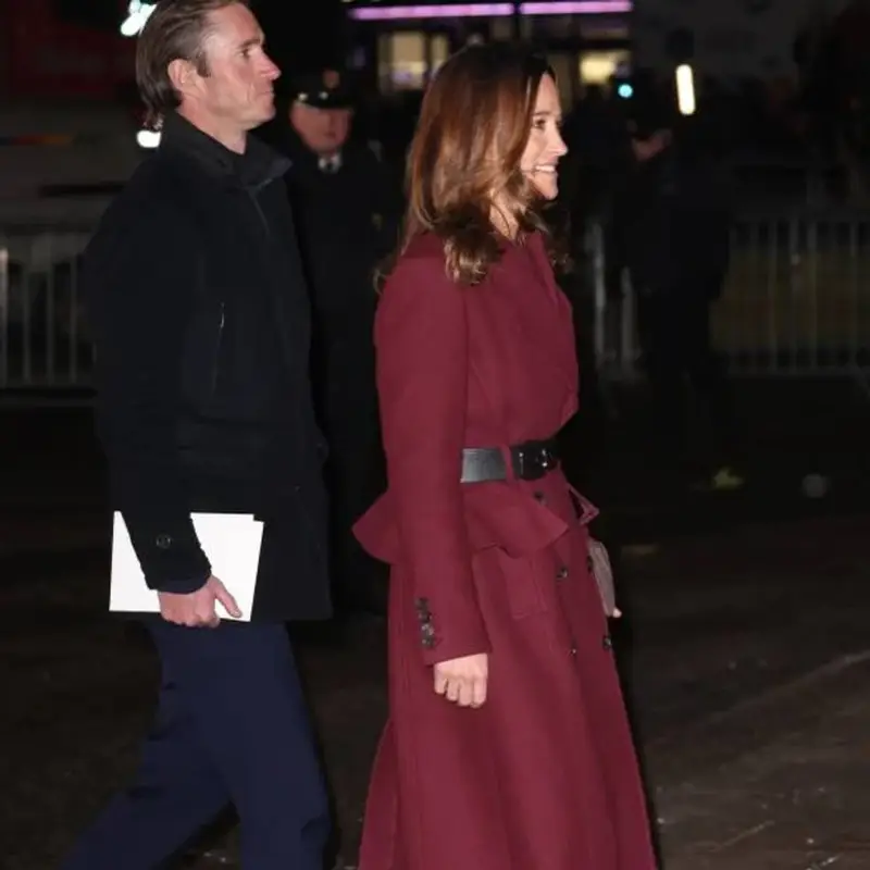 Pippa Middleton outfit in Karen Millen, Penelope Chilvers, and Emmy London, 2022