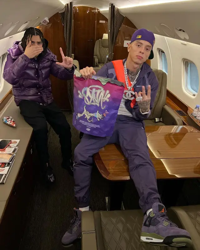 Central Cee outfit in Nike, Supreme, and Nocta, 2022
