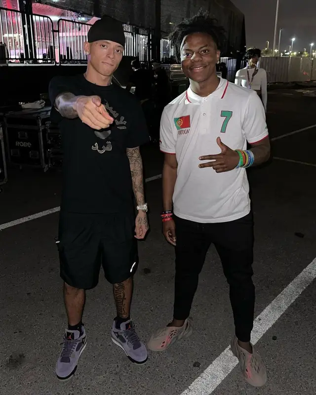 Central Cee outfit in Nike, Jordan, and Kalenji, 2022