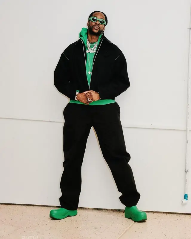 2 Chainz outfit in Bottega Veneta, 2022
