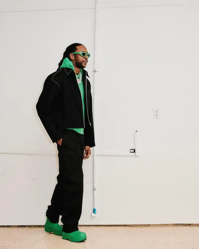 2 Chainz outfit in Bottega Veneta, 2022