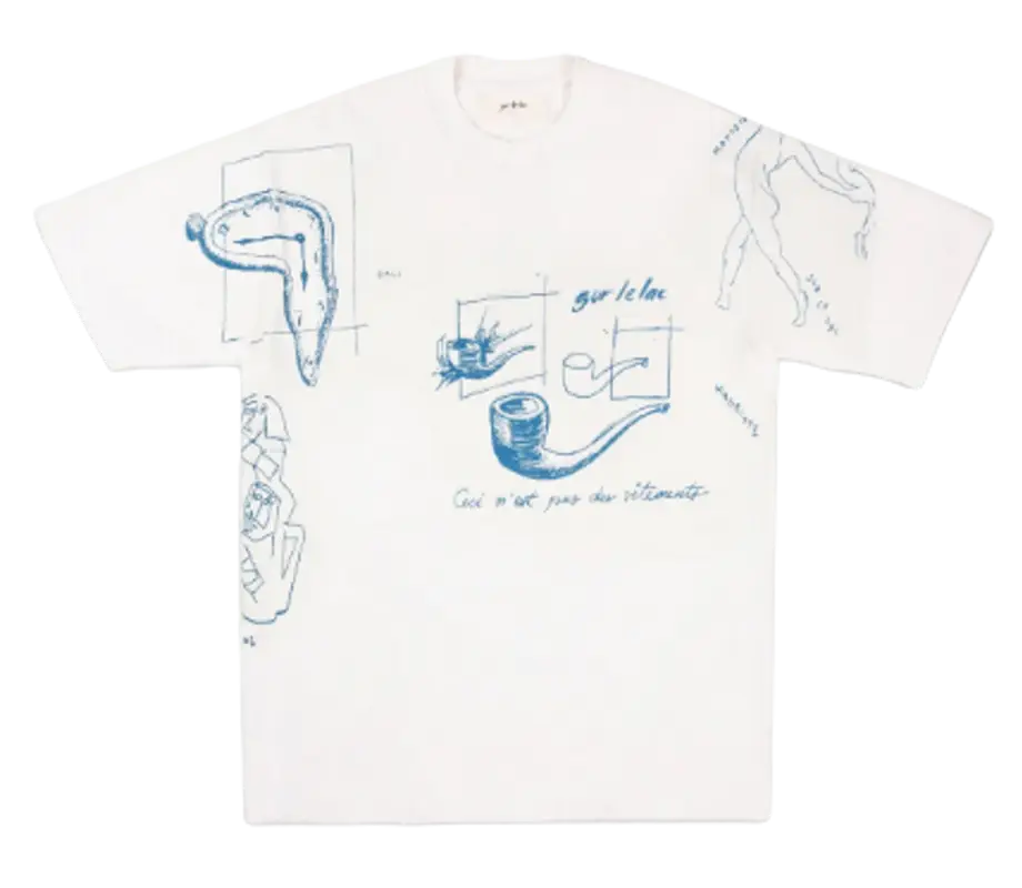 Sur Le Lac 101 Snow White T-Shirt $60
