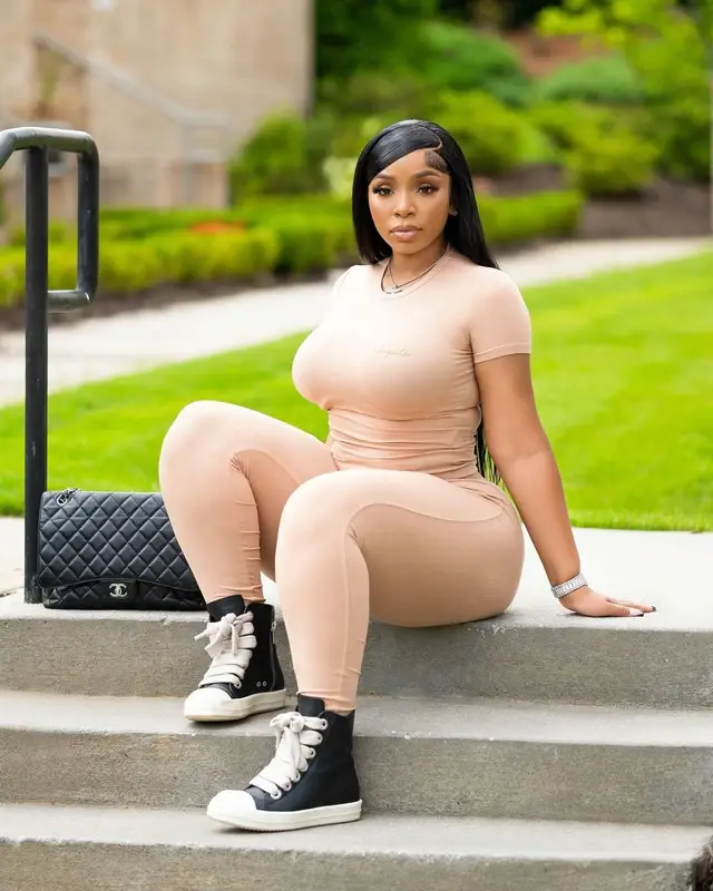 LightSkinKeisha outfit in Coyote, Rick Owens, and Chanel, 2022