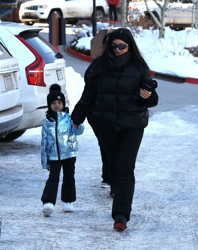 Kylie Jenner outfit in Moncler and Dior, 2022