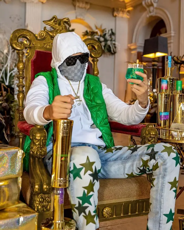 Meekz outfit in Amiri, Louis Vuitton, and Chemist, 2022