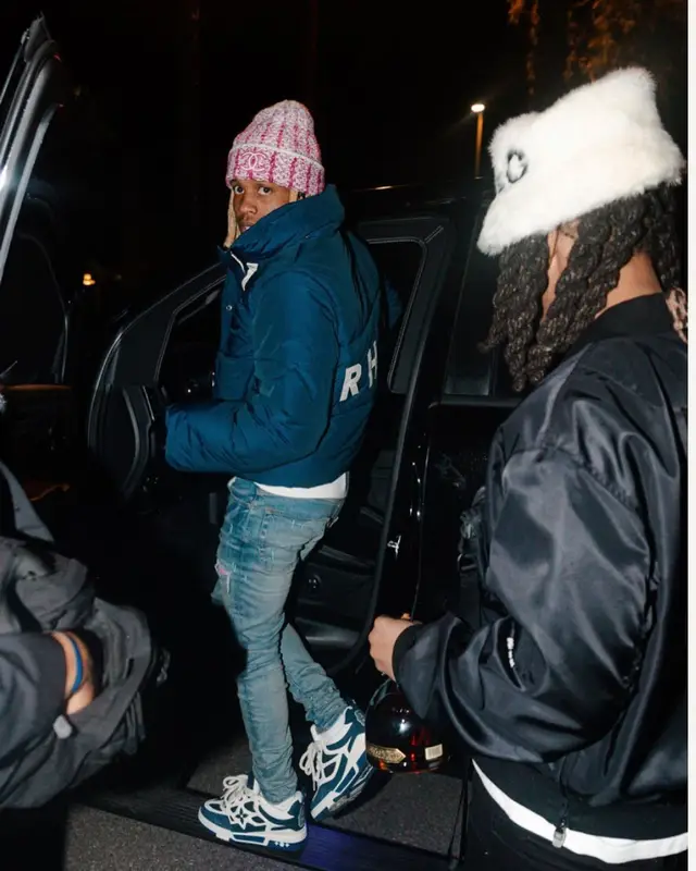 Lil Durk outfit in Rhude, Amiri, and Chanel, 2022