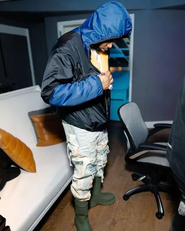 Fivio Foreign outfit in Marni, Fendi, and Nike, 2022