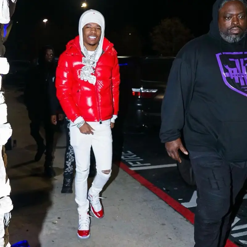 Nardo Wick outfit in Moncler, Amiri, and Prada, 2022