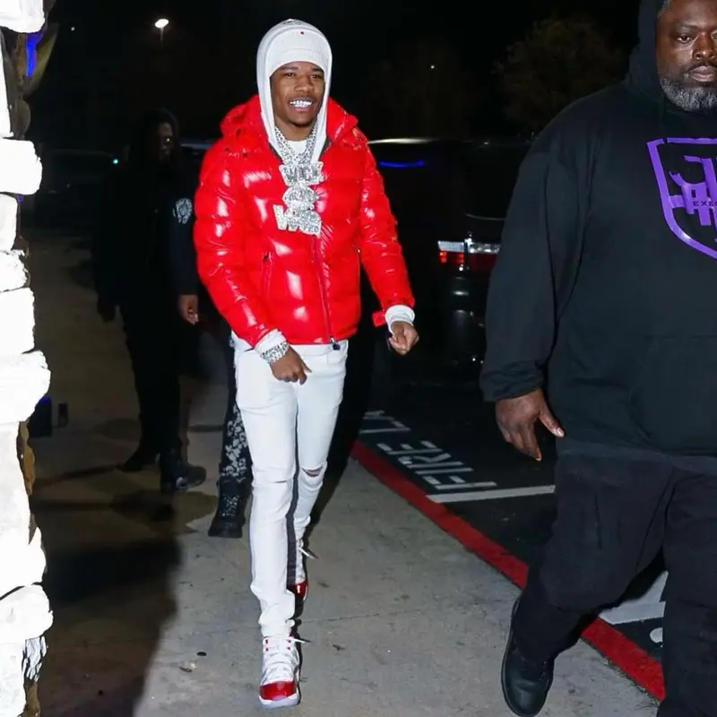 Nardo Wick outfit in Moncler, Amiri, and Prada, 2022