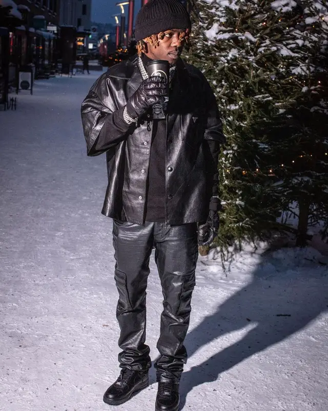 Jackboy outfit in Prada and Nike, 2022