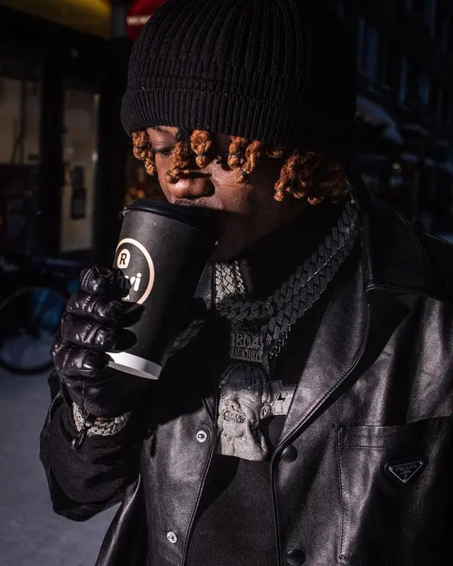 Jackboy outfit in Prada and Nike, 2022