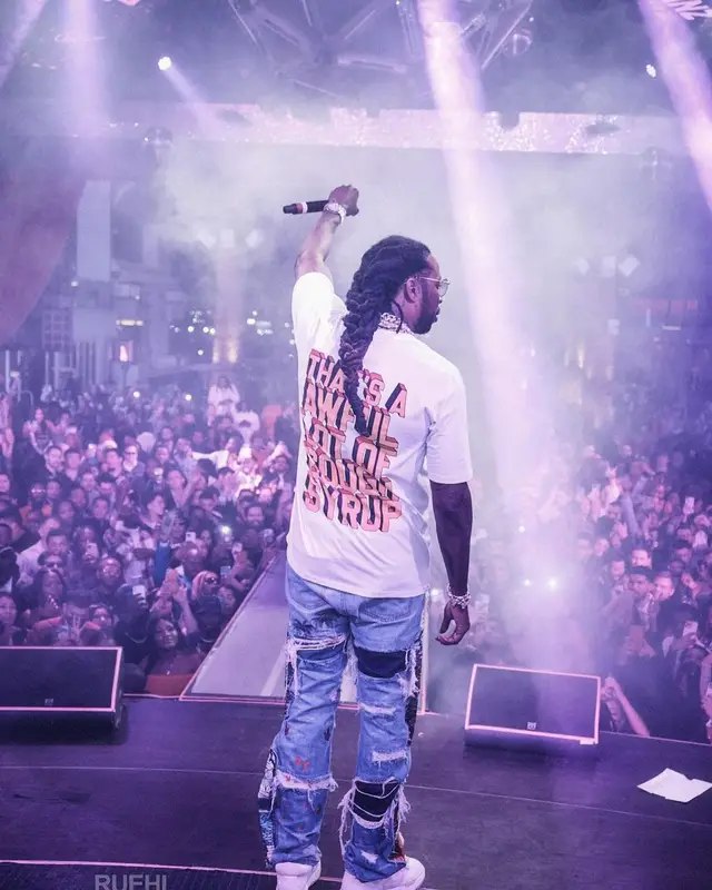 2 Chainz outfit in Bottega Veneta, Awful Lot of Cough Syrup, and Goyard, 2022