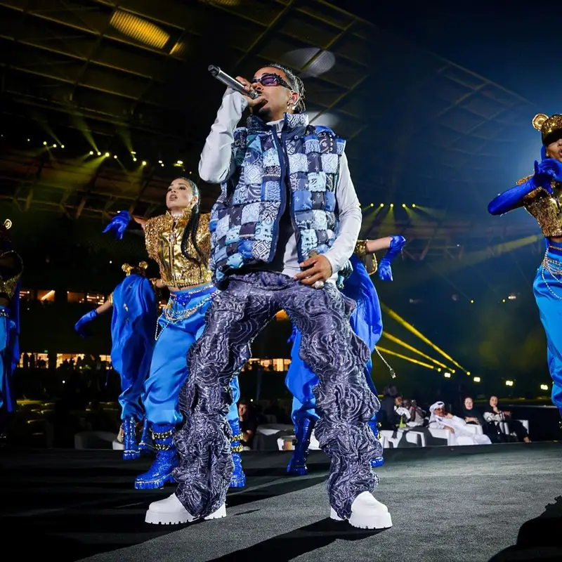 Ozuna outfit in Kapital, Vetements, and Mokoo, 2022