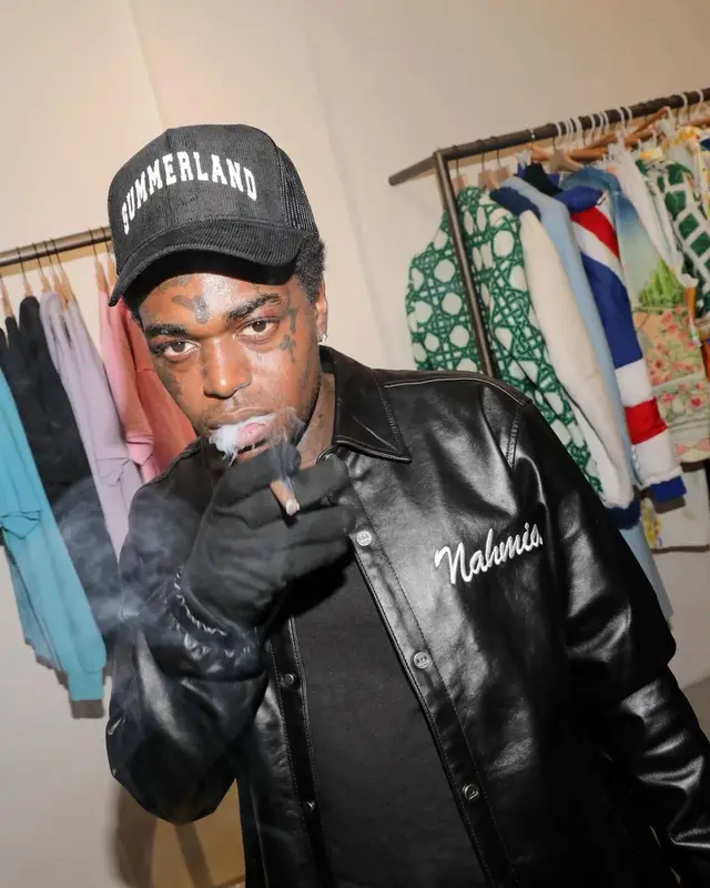 Kodak Black outfit in Ksubi and Nahmias, 2022
