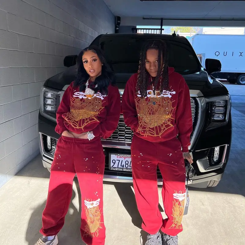 Coi Leray outfit in Spider Worldwide, Nike, and Travis Scott Merch, 2022