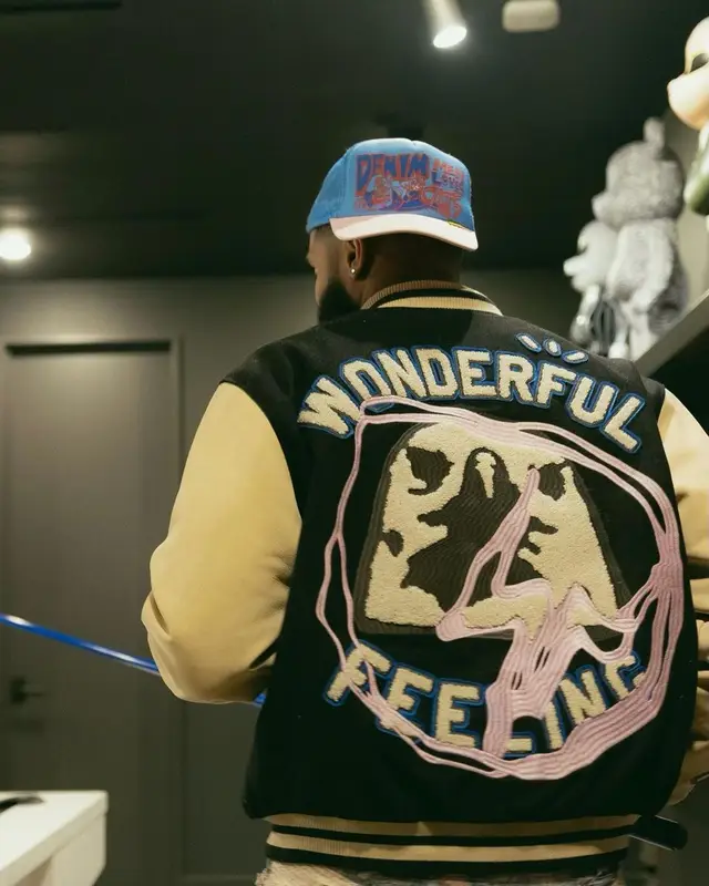 Odell Beckham Jr outfit in Travis Scott Merch, Kapital, and Fragment, 2022