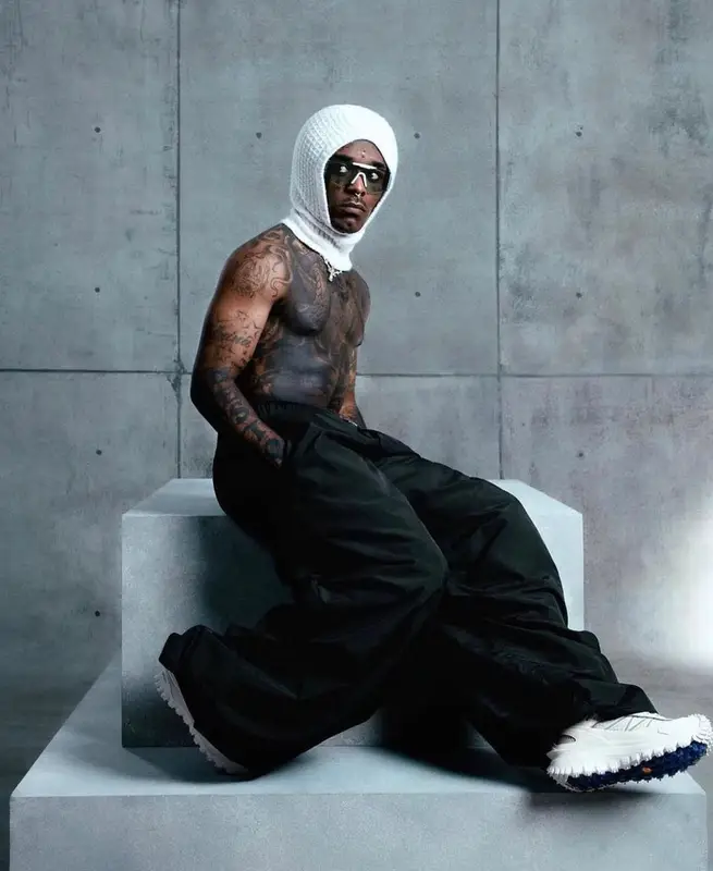 Lil Uzi Vert outfit in Moncler, 2022