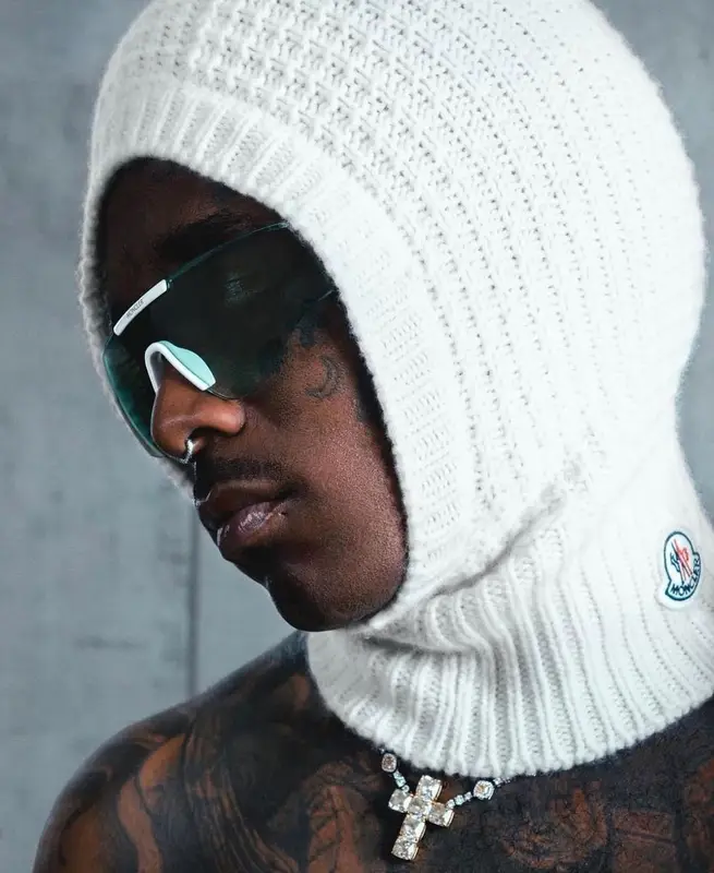 Lil Uzi Vert outfit in Moncler, 2022