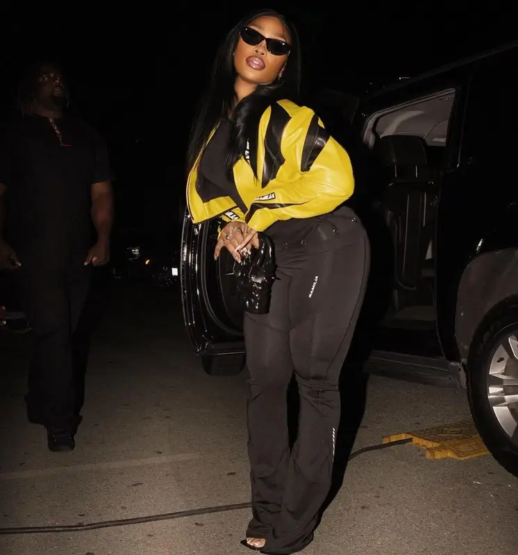 SZA outfit in Namilia, Moncler, and Gentle Monster, 2022