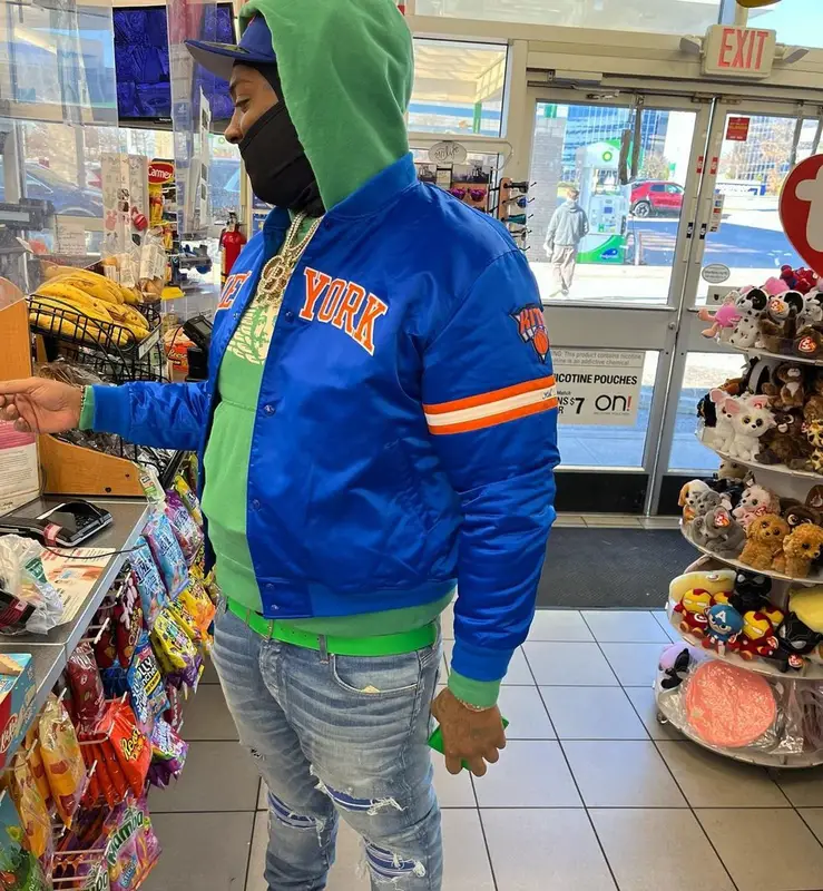 Peezy outfit in Kith, Amiri, and New Era, 2022