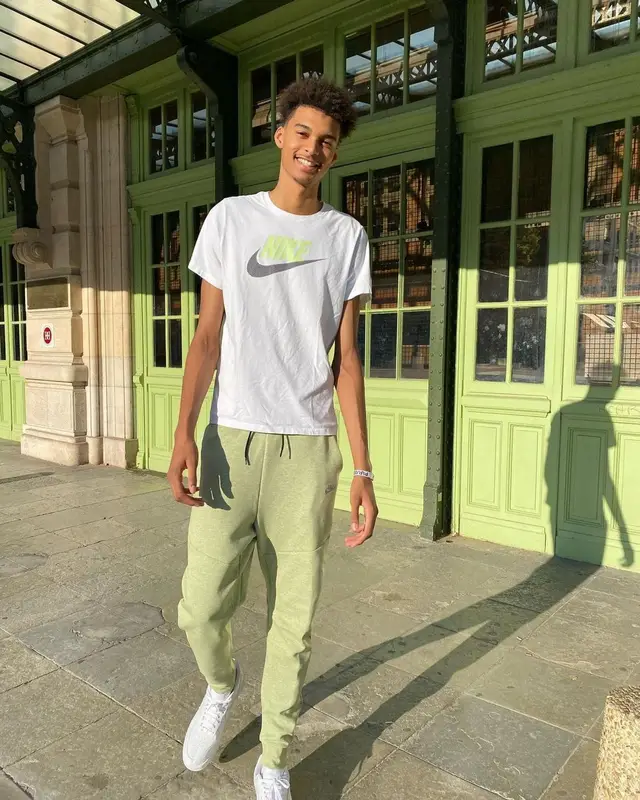 Victor Wembanyama outfit in Nike, 2021