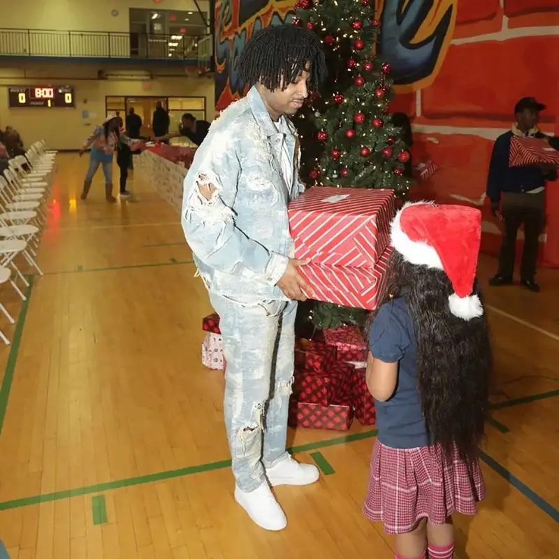 21 Savage outfit in Taakk and Nike, 2022