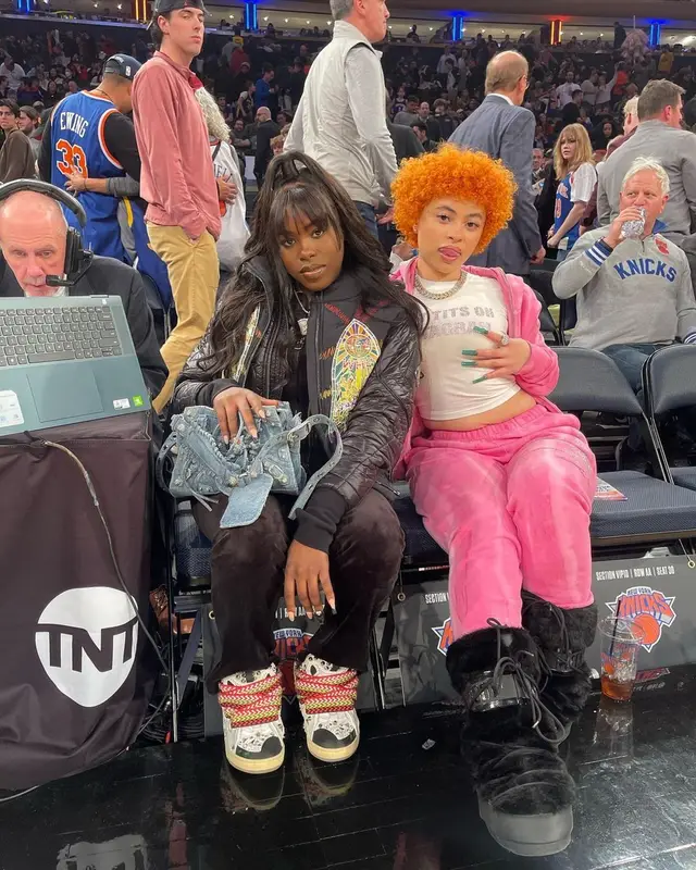 Cleotrapa outfit in Who Decides War, Lanvin, and Balenciaga, 2022