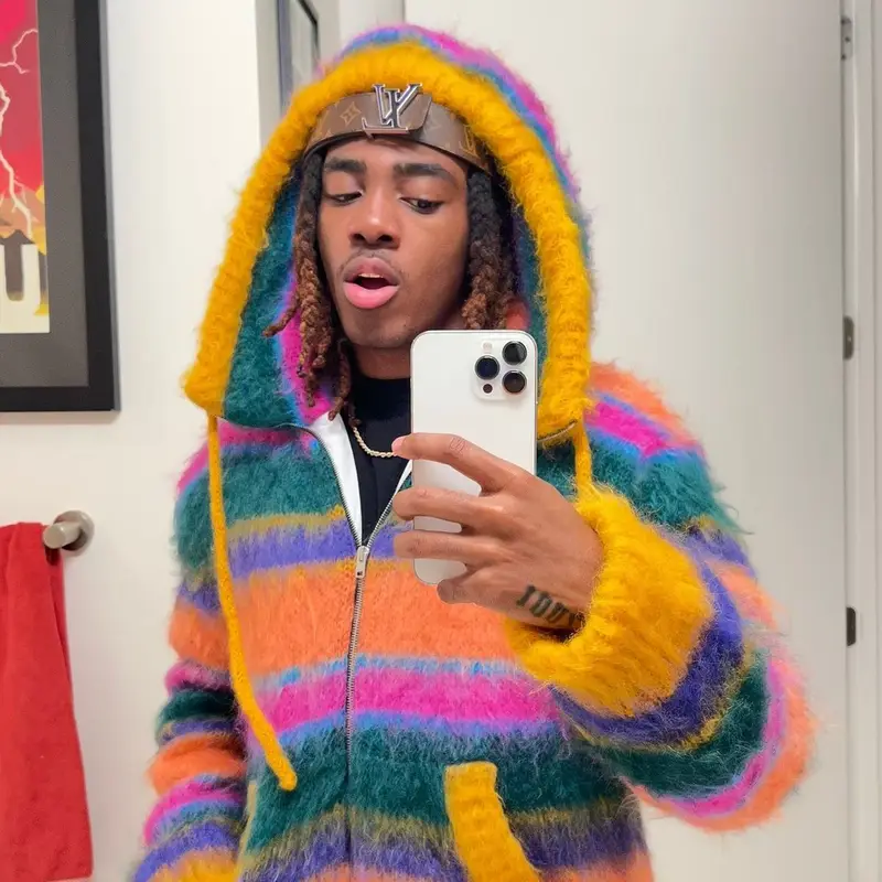 Eem Triplin outfit in Marni and Louis Vuitton, 2022