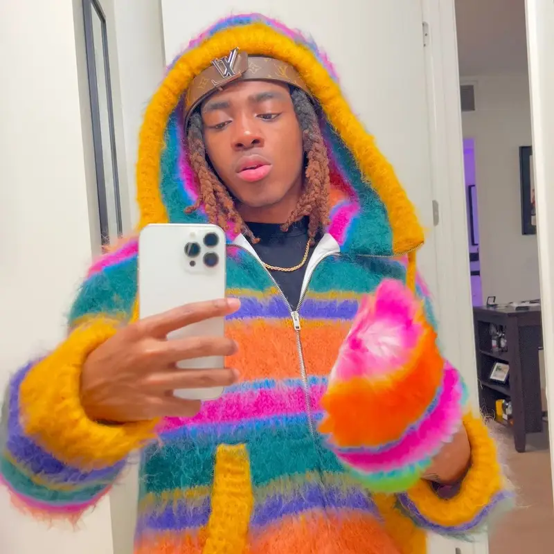Eem Triplin outfit in Marni and Louis Vuitton, 2022