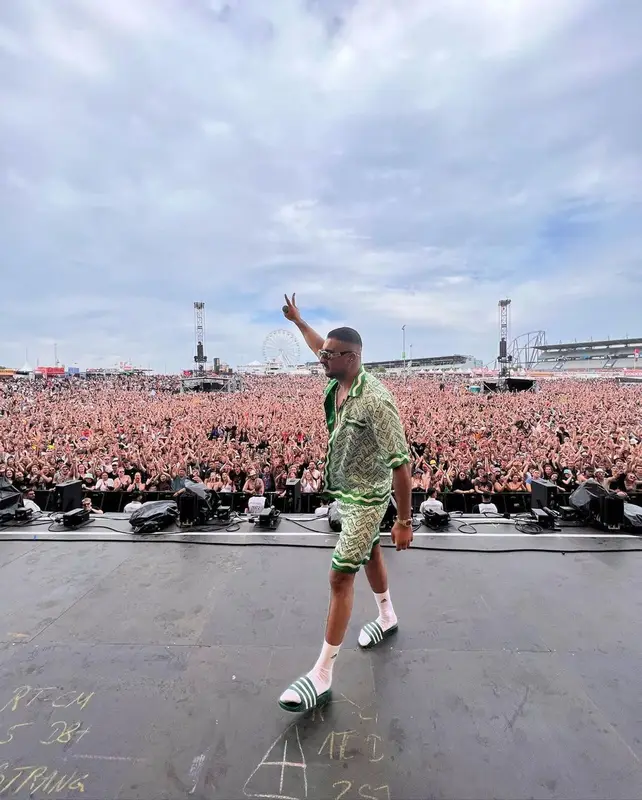 Ssio outfit in Casablanca and Adidas, 2022