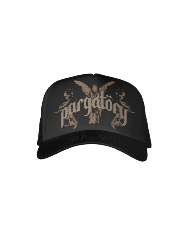 Purgatory LA Angel Black Trucker Hat $30