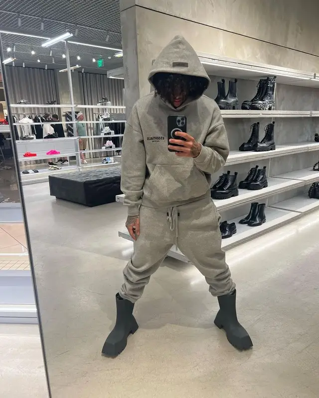 King Cid outfit in Fear of God and Balenciaga, 2022