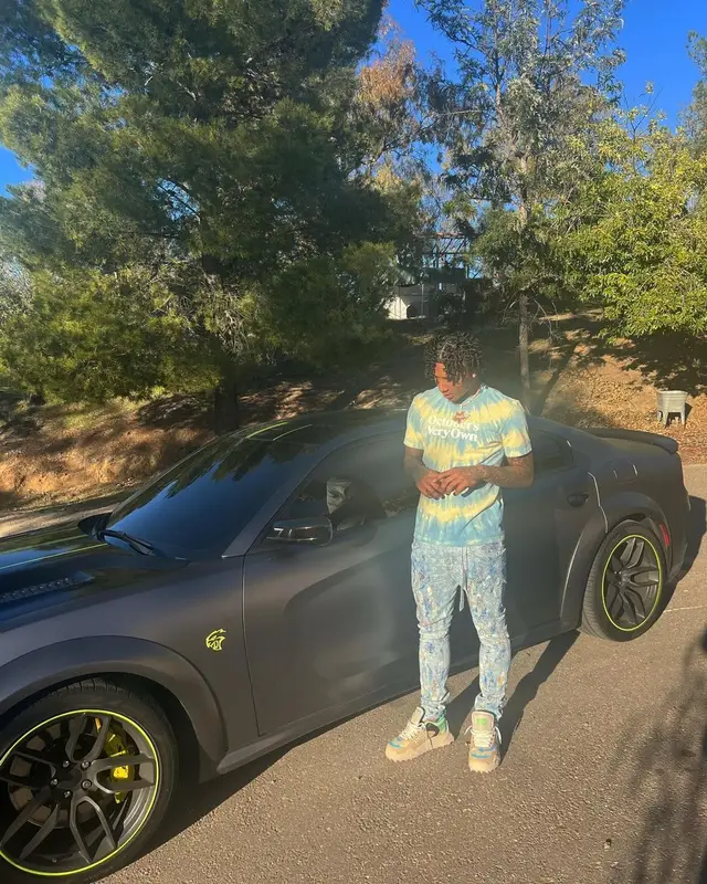 Mikey outfit in OVO, Purple Brand, and Off-White, 2022