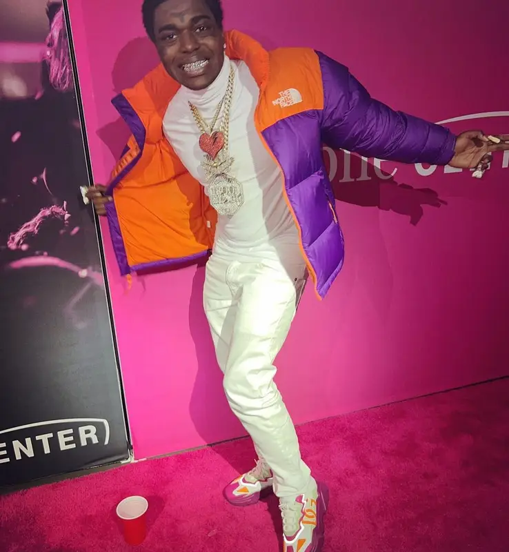 Kodak Black outfit in The North Face and Dolce & Gabbana, 2022