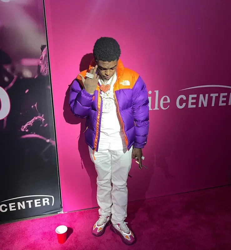 Kodak Black outfit in The North Face and Dolce & Gabbana, 2022