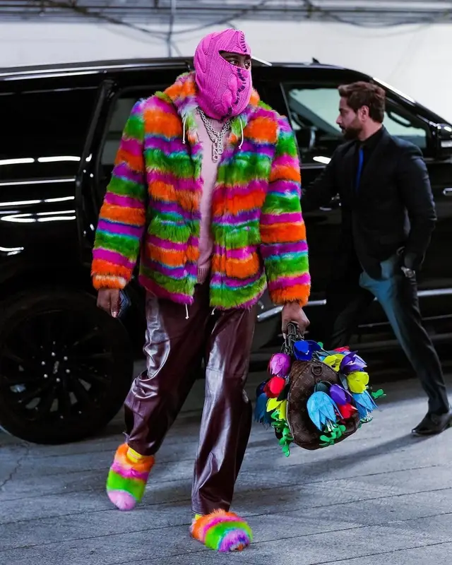 James Harden outfit in Louis Vuitton and Marni, 2022